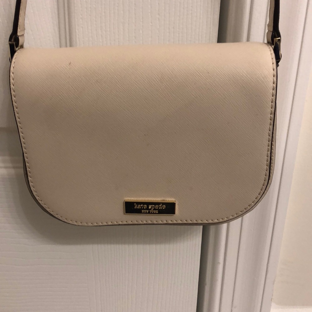 Kate spade crossbody white purse